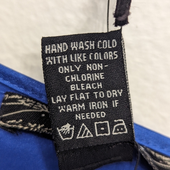 Vertigo Royal Blue Satin Dress NWT - Picture 5 of 5